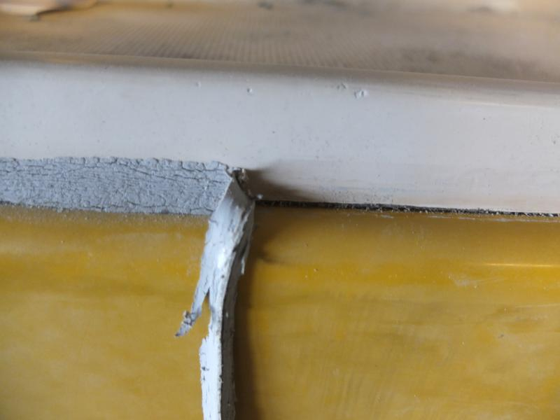 Demontering av tätningslist