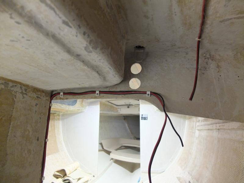 Kabelförläggning 2; 4 mm2 och 2.5 mm2 kabel